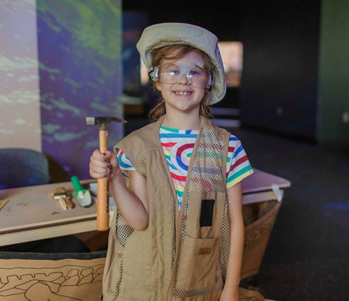 dino day child paleontologist