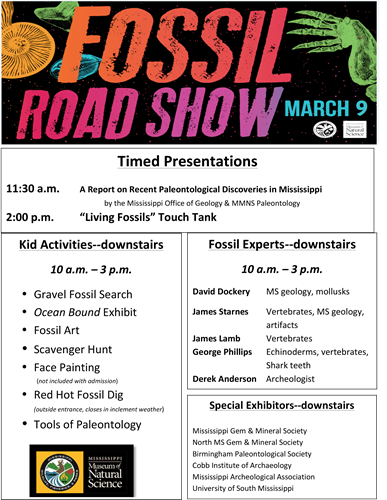 fossil road show 2019 schedule