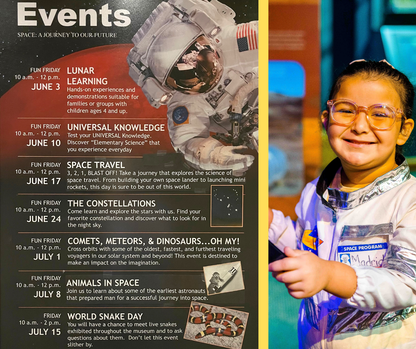 space exhibit events at mississippi museum of natural science