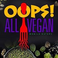 oops all vegan food truck logo