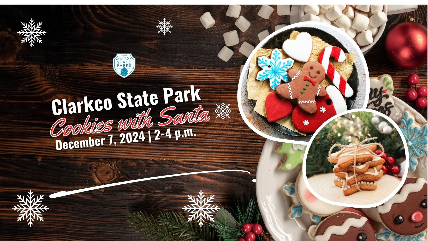 Clarkco Cookies with Santa