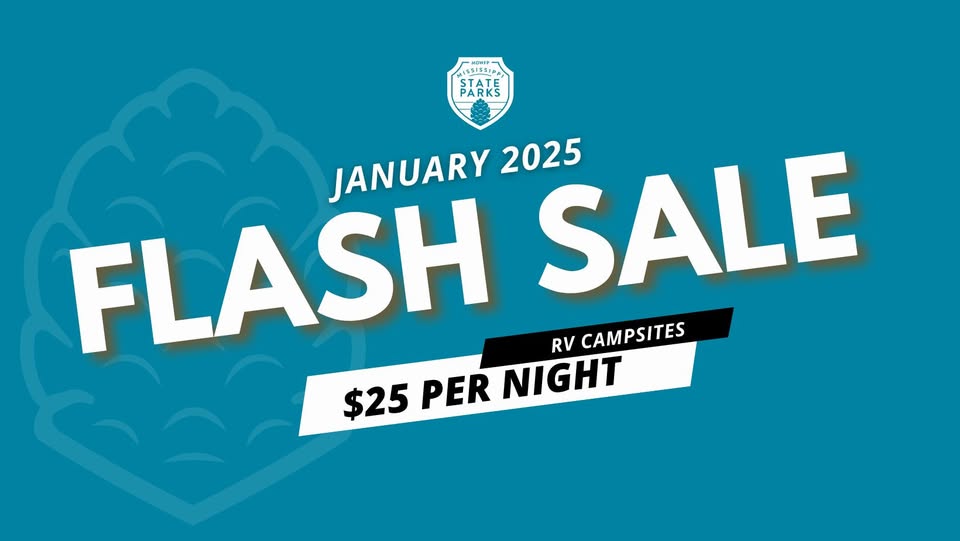 Flash Sale $25 campsites