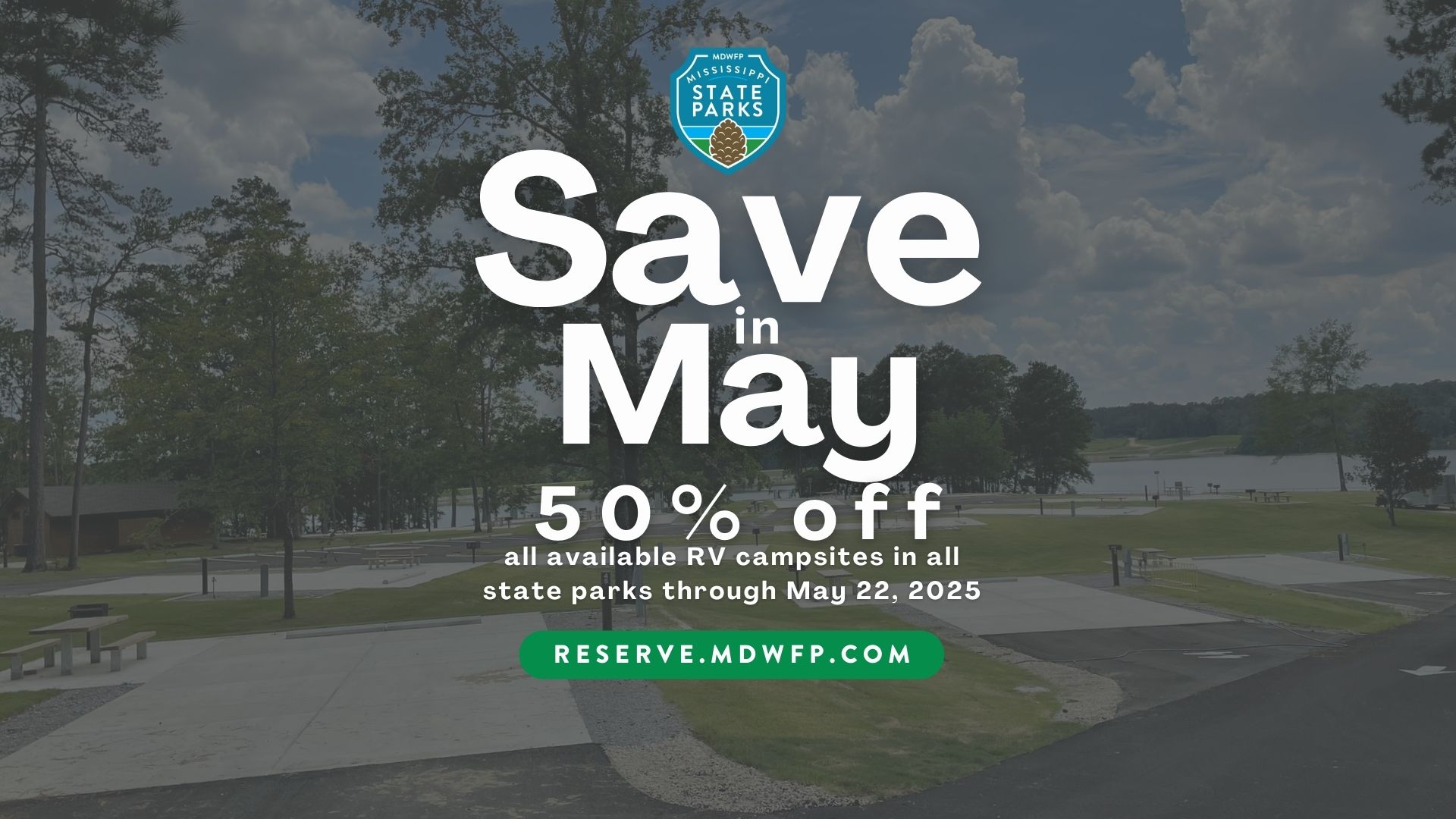 Camping discount for Parks