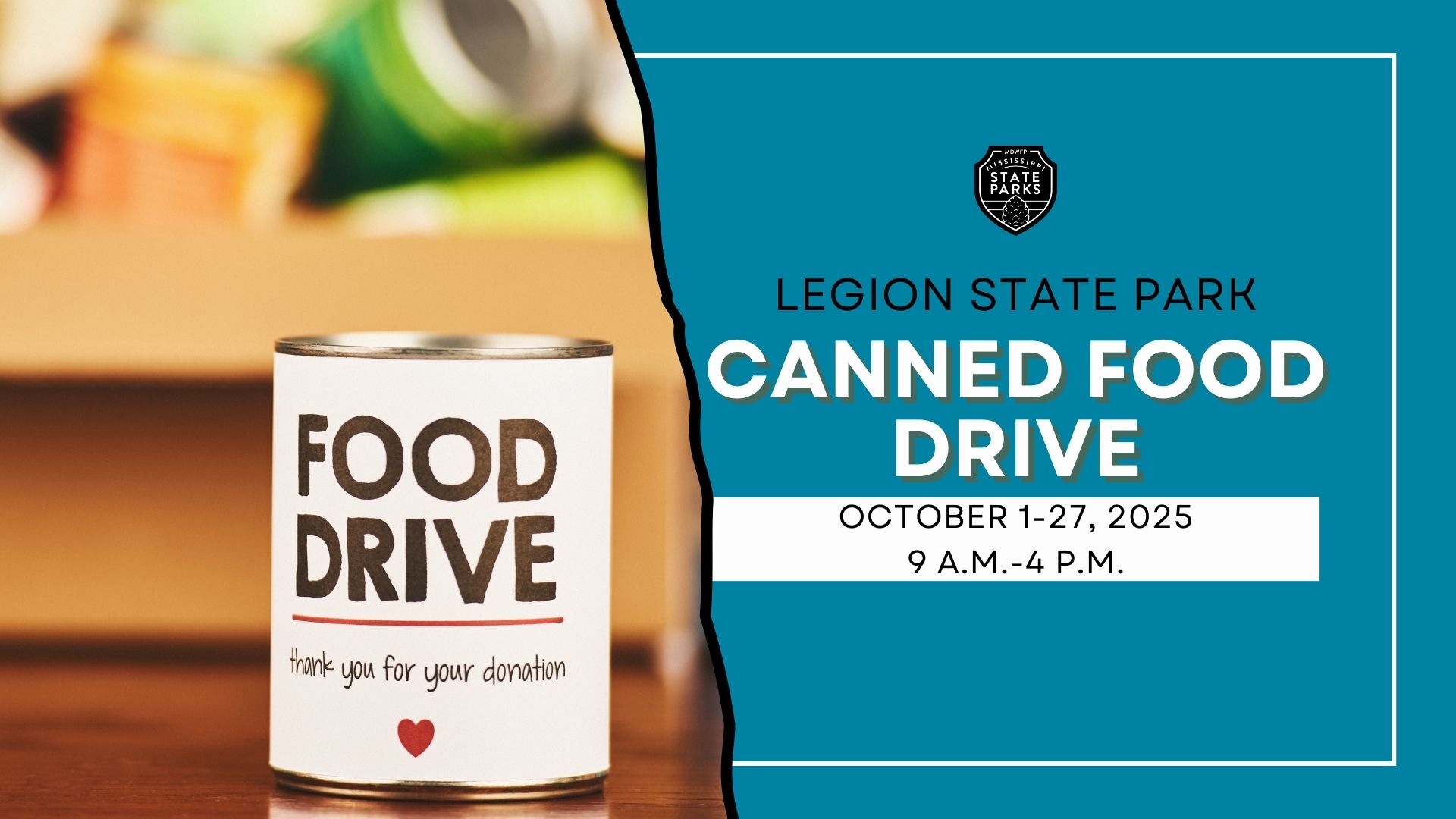 Legion State Park Canned Food Drive