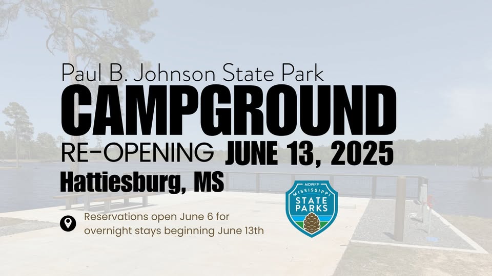 Paul B Johnson Campground Re-Opening