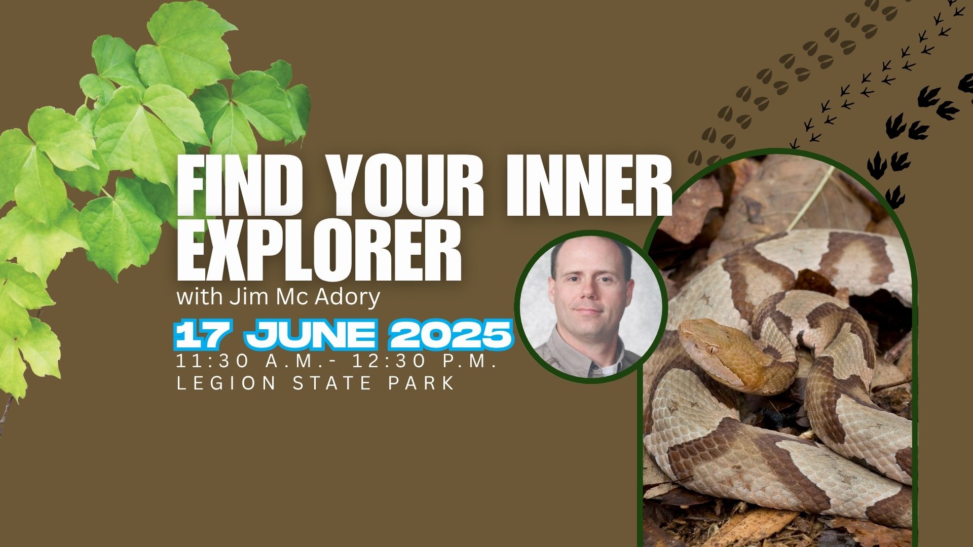 Legion State Park Find Your Inner Explorer with Jim McAdory