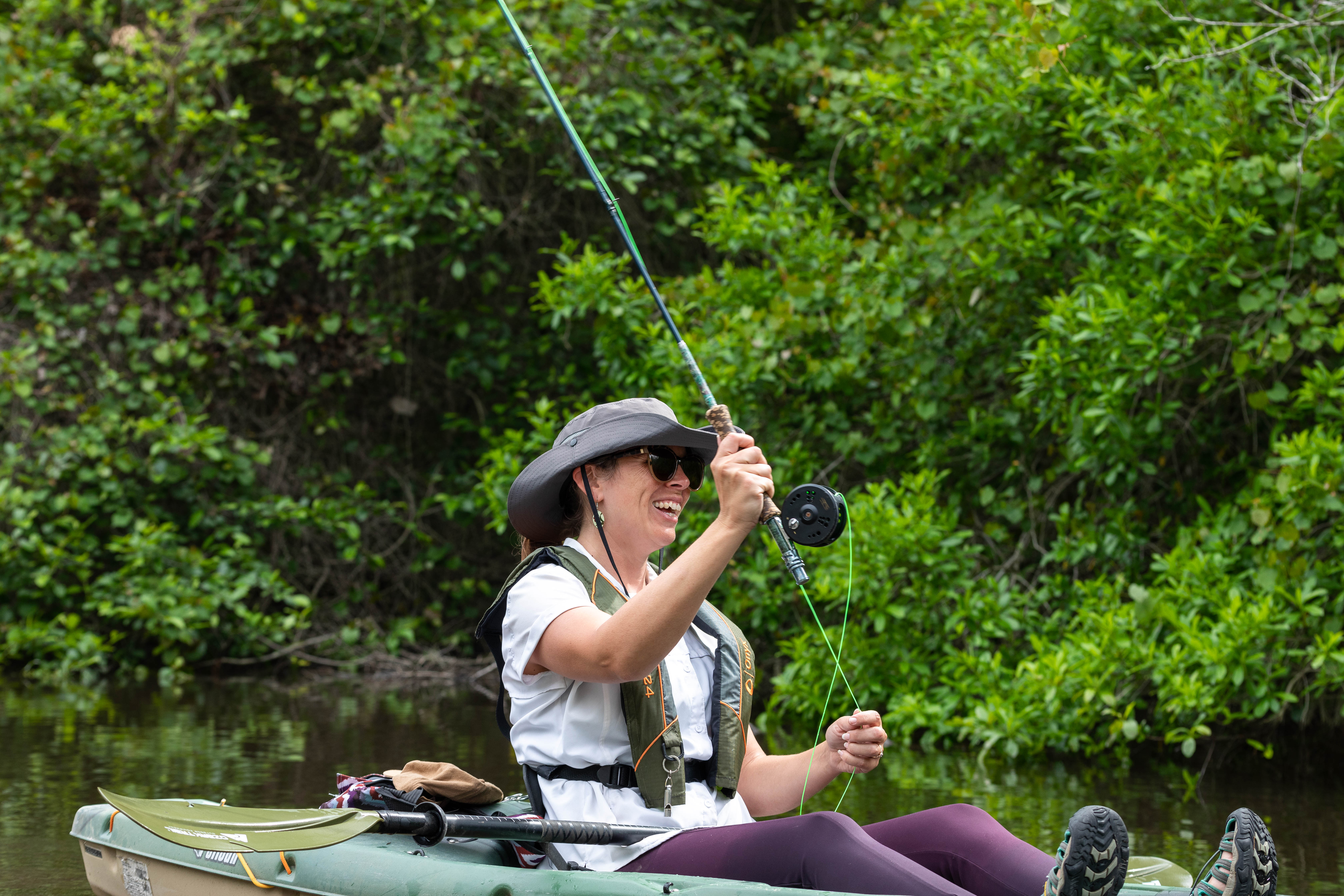 Kayak fishing