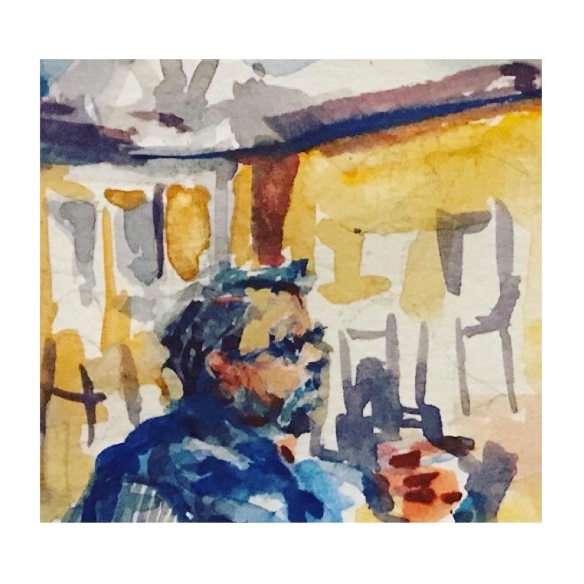 mmns Langford workshop example of Gouache on Paper
