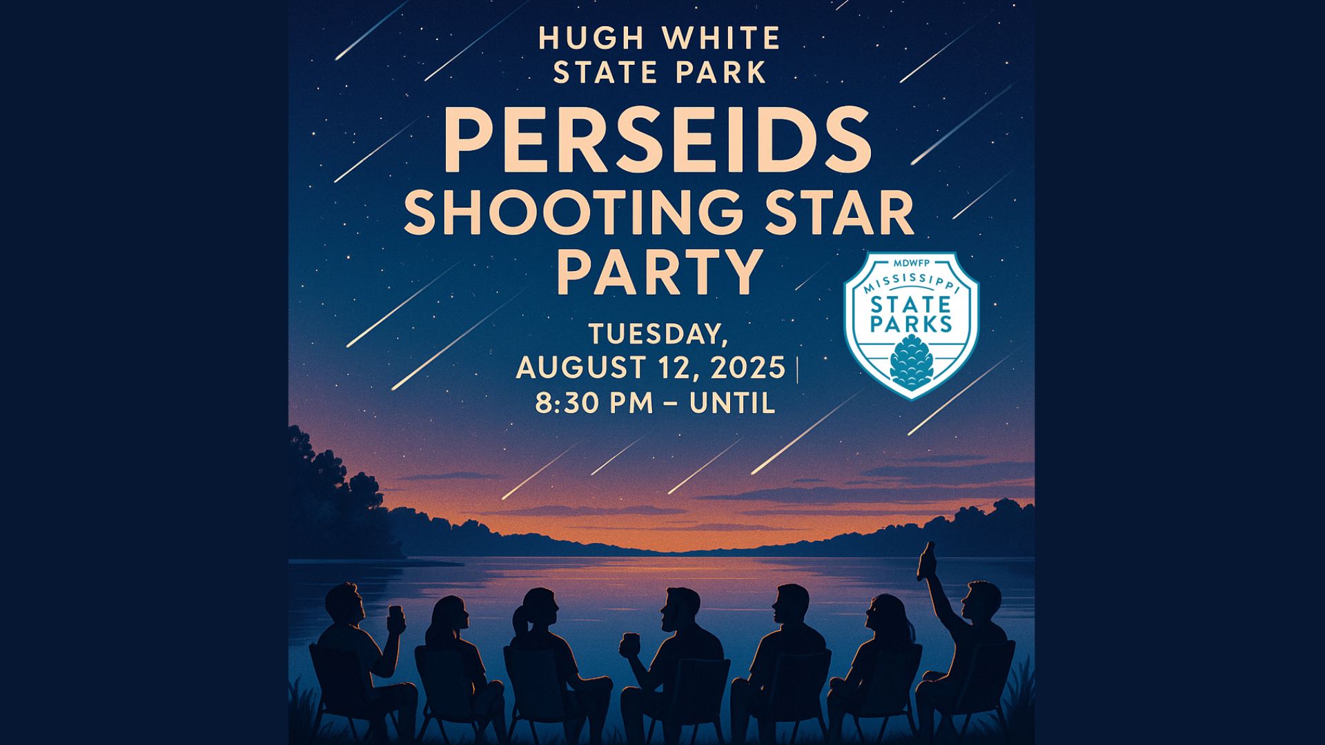 Hugh White State Park Perseids Shooting Star Party