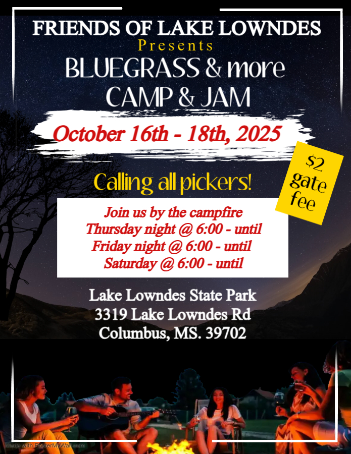 Lake Lowndes Bluegrass Camp and Jam