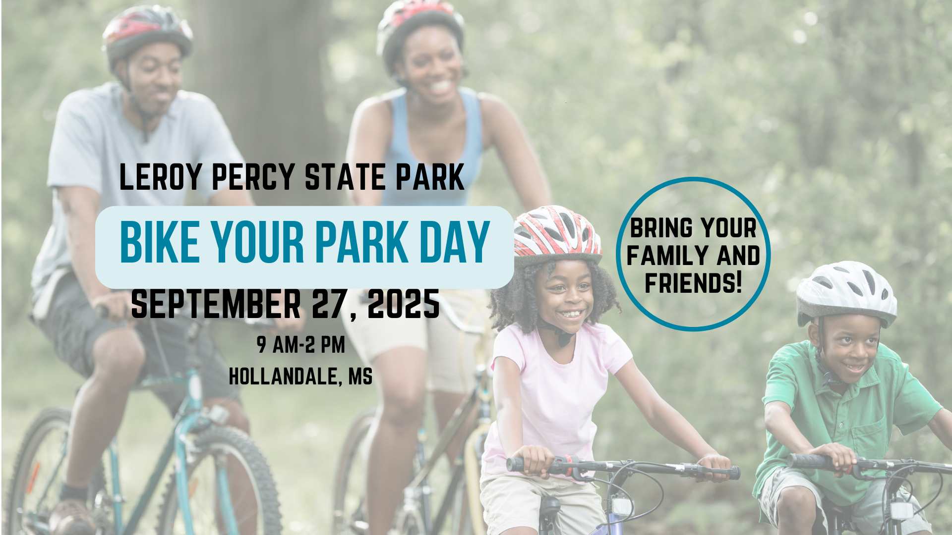 Bike Your Park Day at Leroy Percy State Park