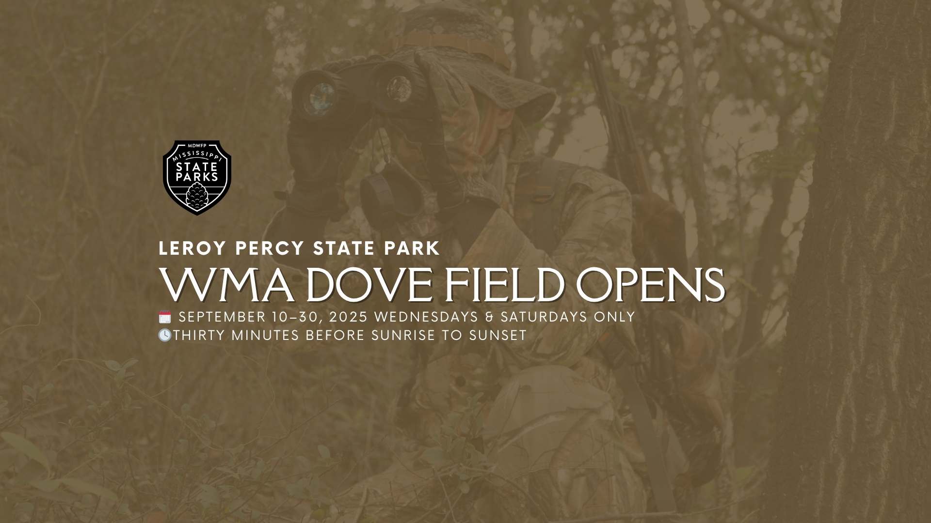 Leroy Percy State Park's WMA Dove Field Opens