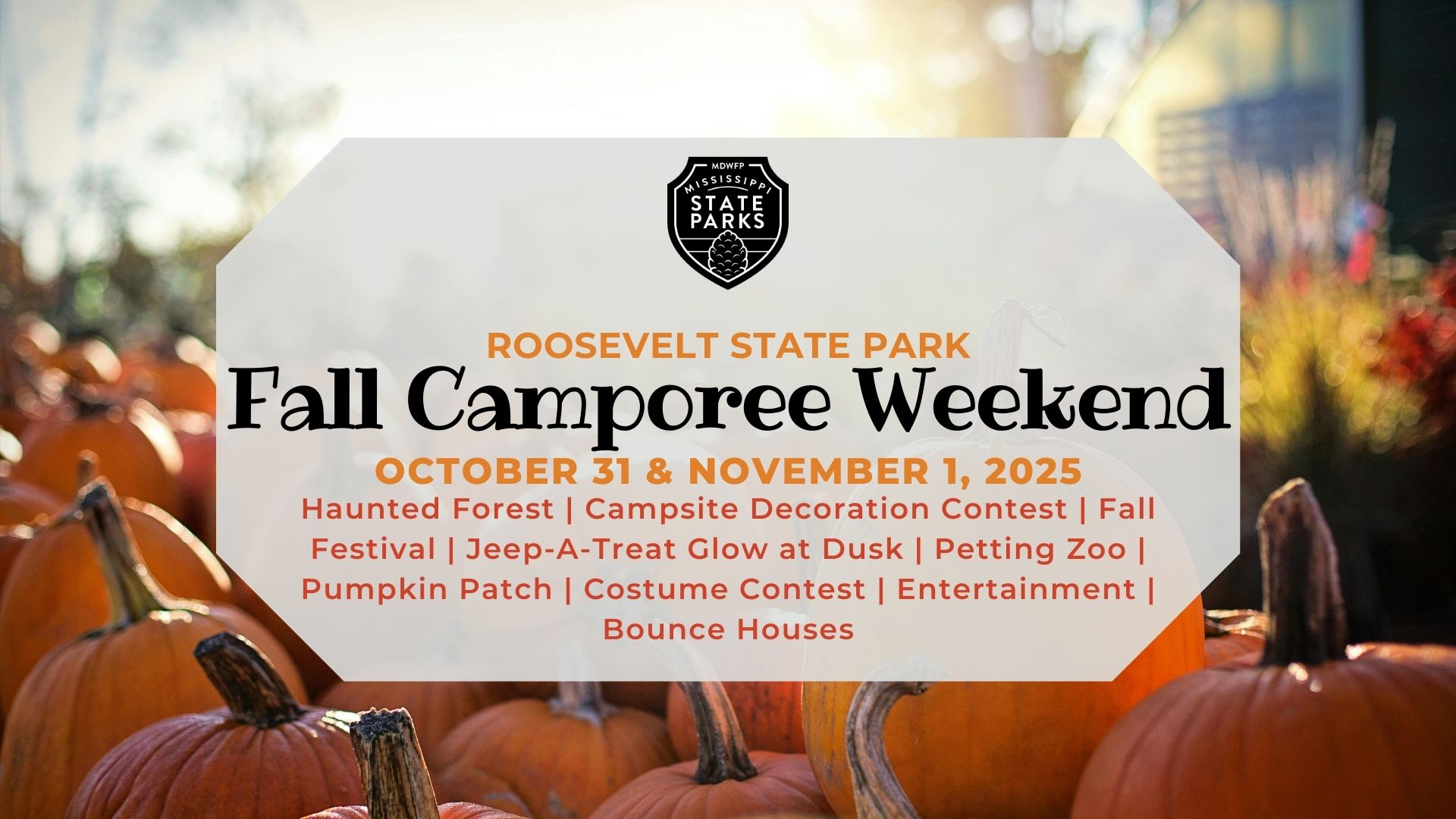 Roosevelt State Park Fall Camporee Weekend