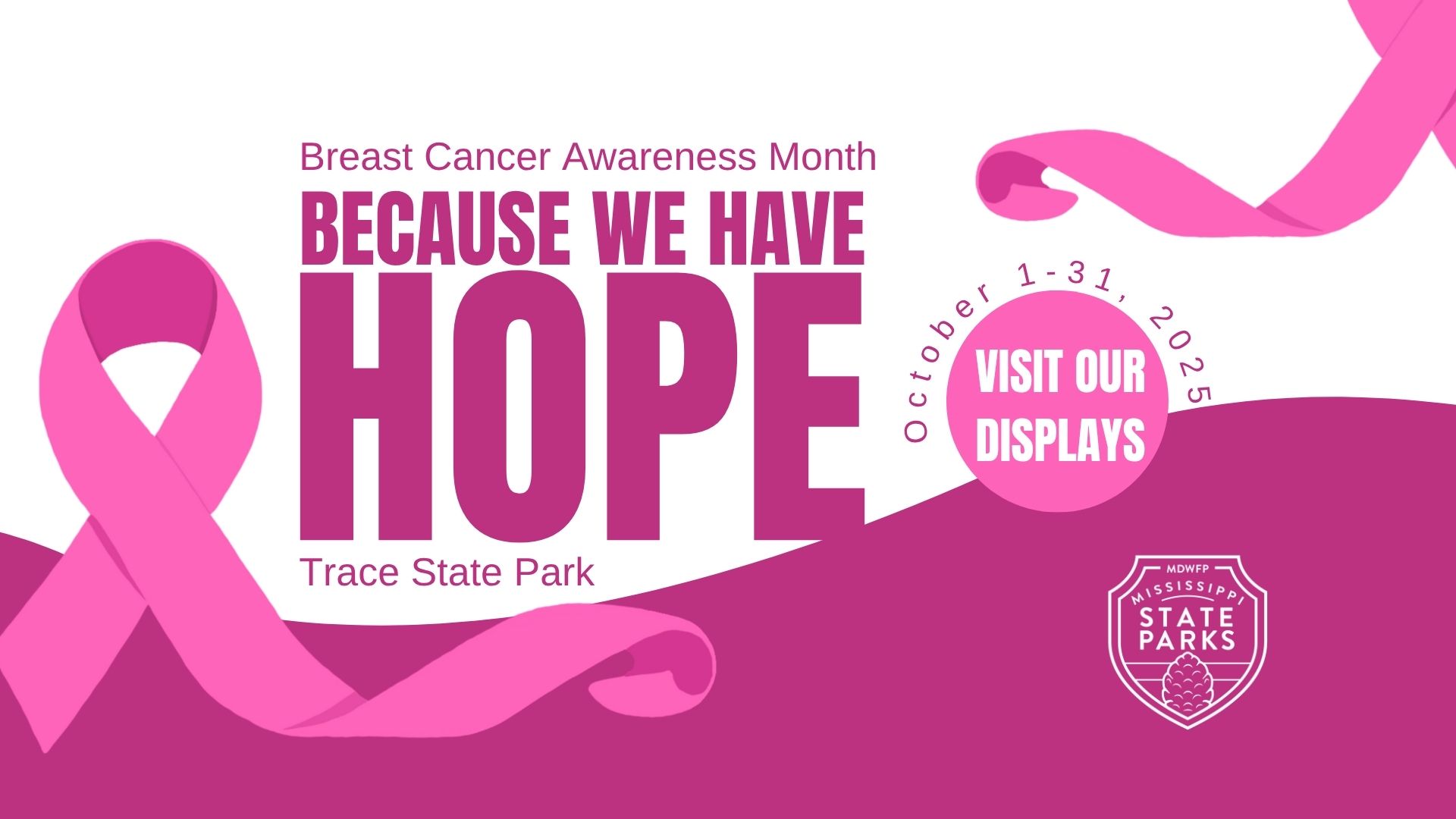  Breast Cancer Awareness Month at Trace State Park