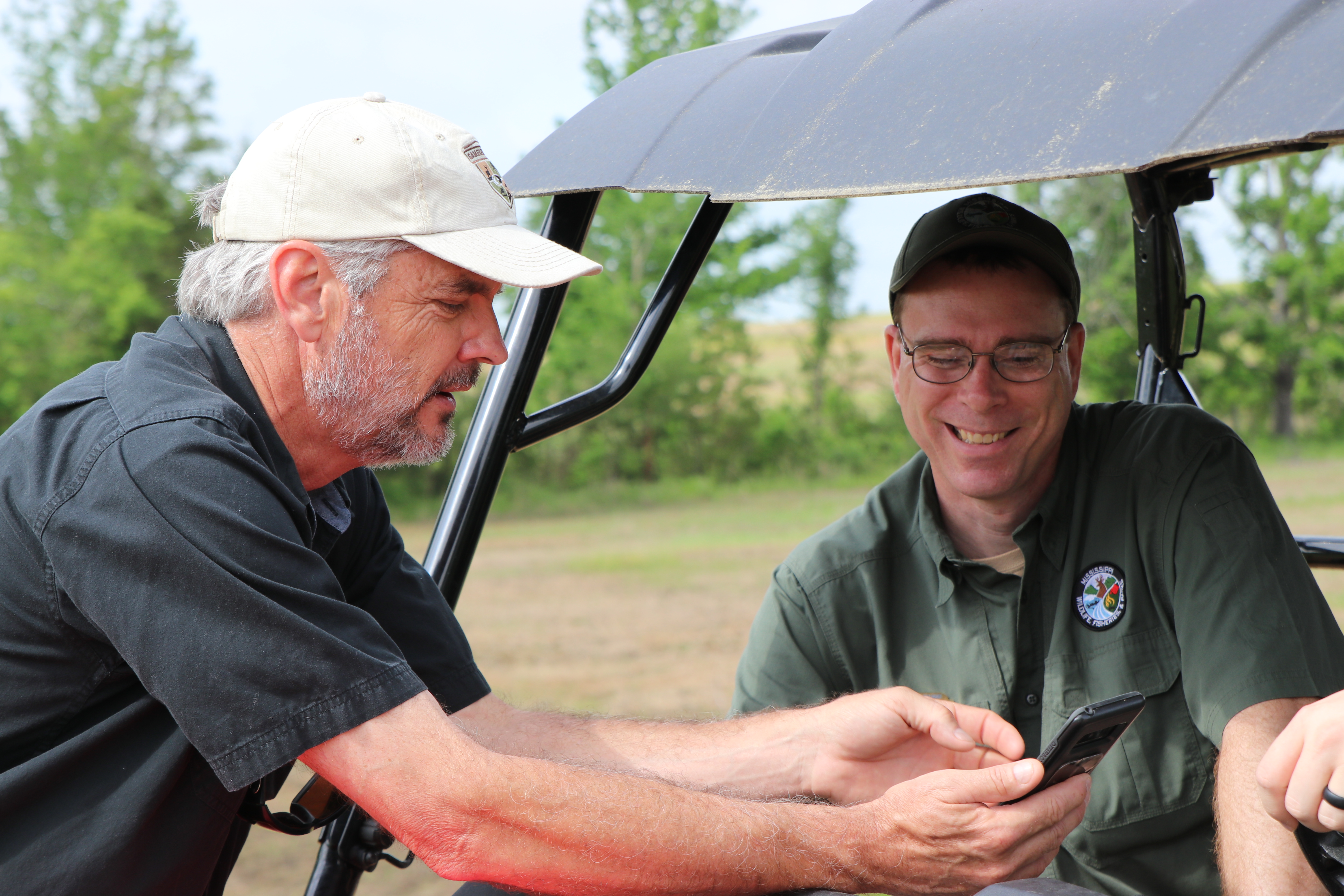 site visit with Rick Hamrick