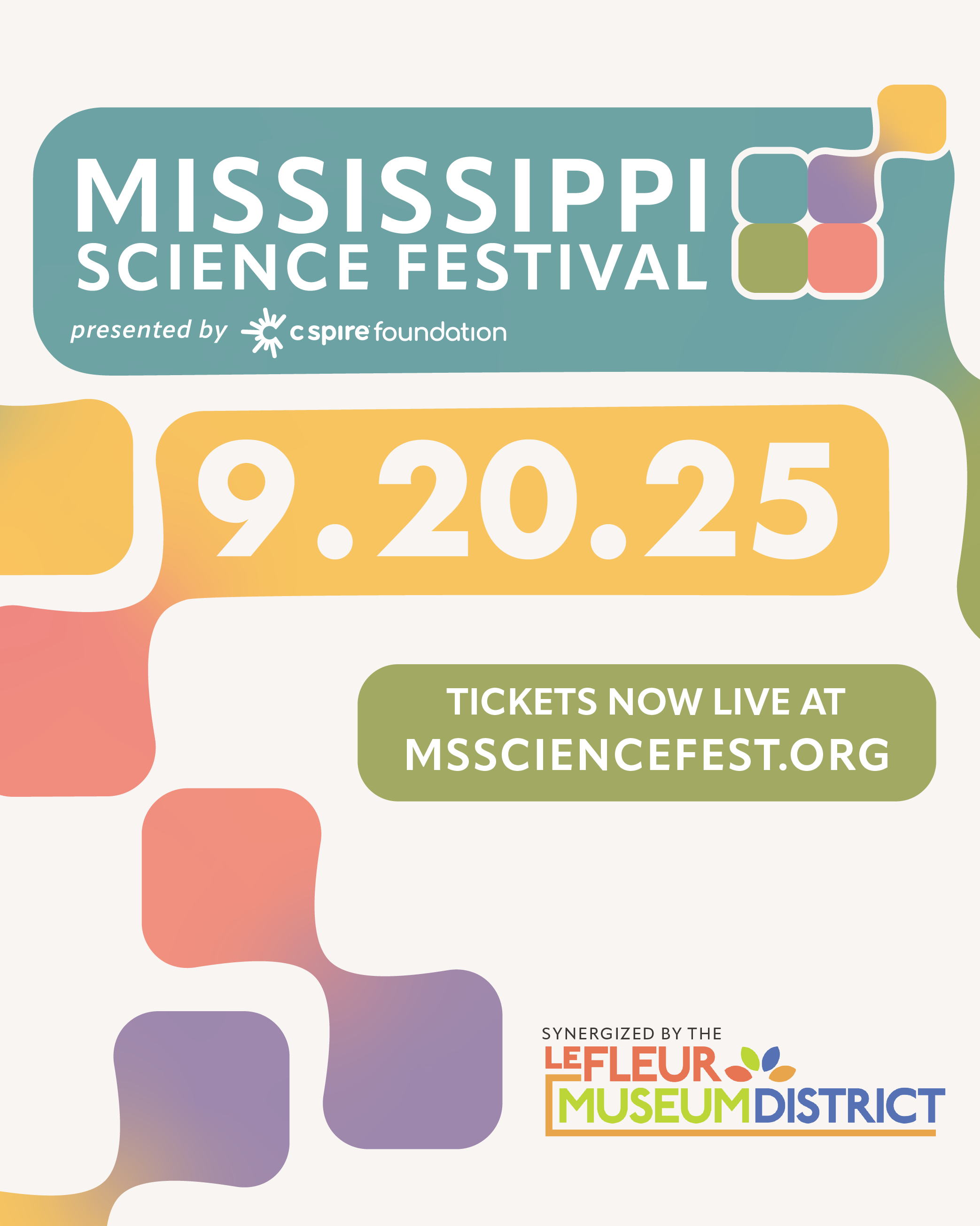 MS Science Fest tickets graphic 2025