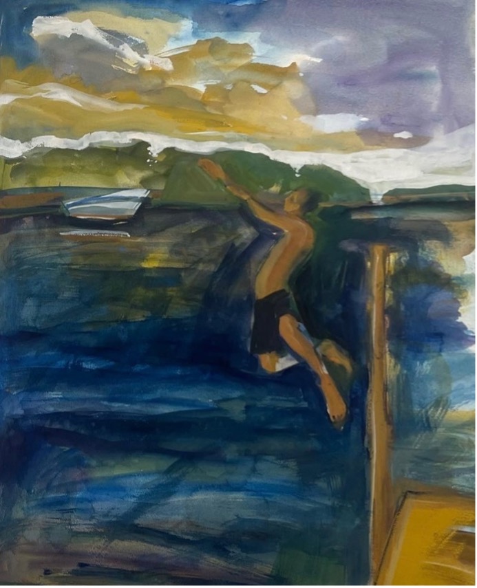 mmns Langford workshop example of Gouache on Paper