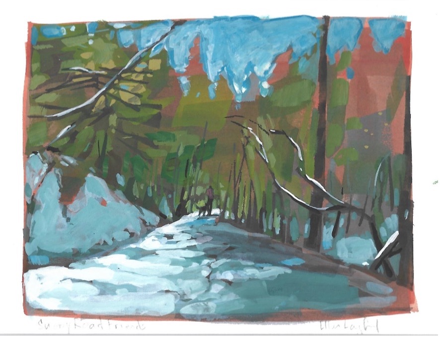 mmns Langford workshop example of Gouache on Paper