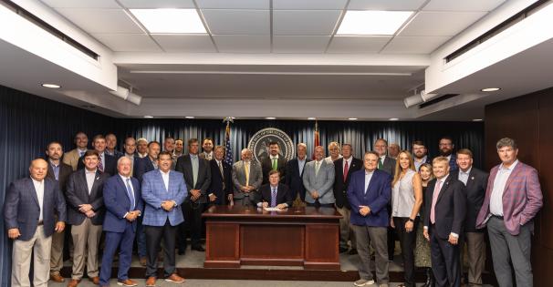 National hunting and fishing day signing